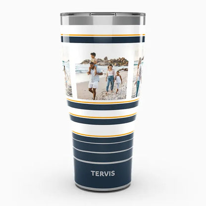 Silver Glitter - 1 Photo Custom Template